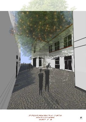 Holešovický dvorek - studie rekontrukce Hal 27 a 28 v Pražské tržnici